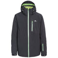 Black - Front - Trespass Mens Kilkee Waterproof Ski Jacket