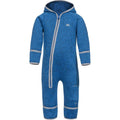 Blue Marl - Front - Trespass Baby Amberjack Fleece Suit