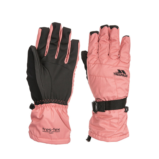 Dusty Rose - Front - Trespass Womens-Ladies Embray Gloves
