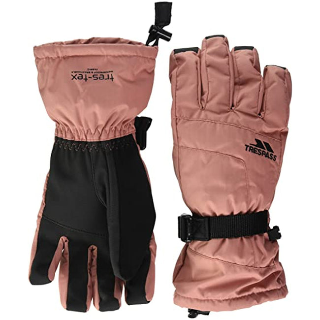 Dusty Rose - Back - Trespass Womens-Ladies Embray Gloves