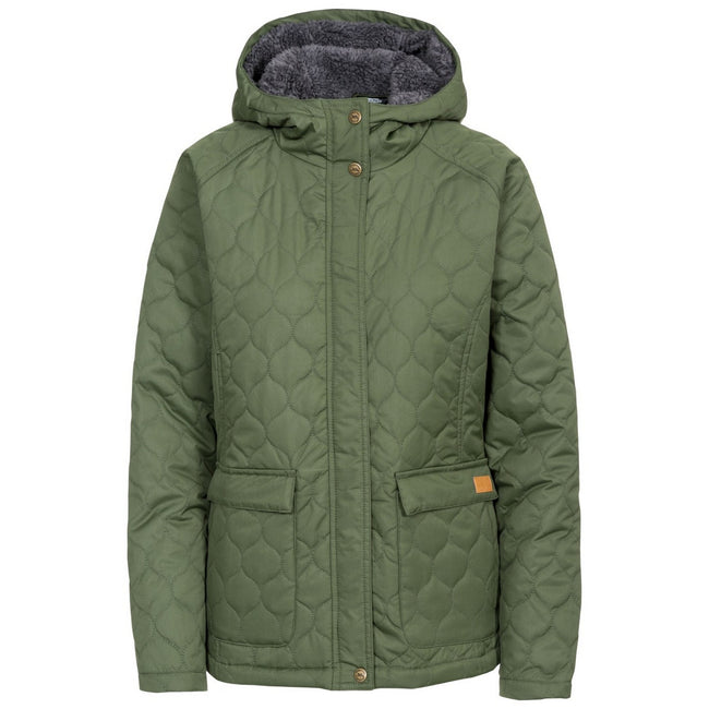 Moss - Front - Trespass Womens-Ladies Tempted Padded Jacket