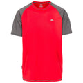Red - Front - Trespass Mens Firebrat Short Sleeved Athletic T-Shirt