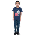 Navy - Side - Trespass Childrens Boys Lowie T-Shirt