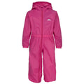 Gerbera - Front - Trespass Childrens-Kids Button Waterproof Rain Suit