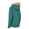 Forest Green - Back - Trespass Womens-Ladies Genevieve Quilted Jacket
