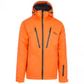 Orange - Front - Trespass Mens  DLX Banner Ski Jacket