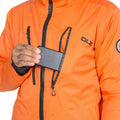 Orange - Pack Shot - Trespass Mens  DLX Banner Ski Jacket