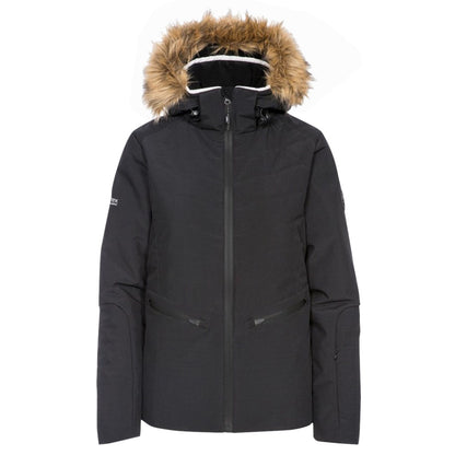 Black - Front - Trespass Womens-Ladies Poise Waterproof Ski Jacket