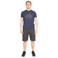 Navy Marl - Back - Trespass Mens Buzzinley T-Shirt