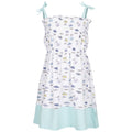 Lilac-Blue - Front - Trespass Girls Dreamily Casual Dress