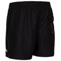 Black - Back - Trespass Mens Sandsend Swim Shorts