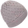 Storm Grey - Close up - Trespass Unisex Adult Camden Hat And Scarf Set