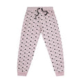 Black-Pink - Lifestyle - Disney Womens-Ladies Minnie Mouse Script Long-Sleeved Long Pyjama Set