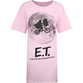 Light Pink - Front - E.T. the Extra-Terrestrial Womens-Ladies Bike Nightie