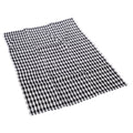 Black - White - Back - Cotton Check Terry Tea Towels (Pack Of 5)