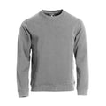 Grey - Front - Clique Unisex Adult Classic Melange Round Neck Sweatshirt