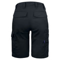 Black - Back - Projob Womens-Ladies Shorts