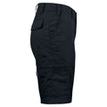 Black - Side - Projob Womens-Ladies Shorts