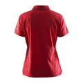 Bright Red - Back - Craft Womens-Ladies Classic Pique Polo Shirt