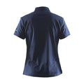 Navy - Back - Craft Womens-Ladies Classic Pique Polo Shirt