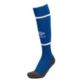 Blue-White-Grey - Back - Umbro Unisex Adult 22-23 Linfield FC Home Socks