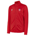 Vermillion - Front - England Mens Umbro Tricot Football Jacket