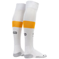 White-Yellow - Back - SG Dynamo Dresden Childrens-Kids 2022-2023 Umbro Away Socks