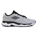 High Rise Grey-Black-White - Side - Umbro Mens Impulsa Trainers