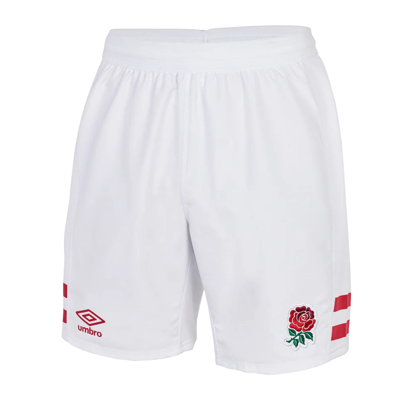 White - Front - England Rugby Womens-Ladies 22-23 World Cup Pro Umbro Home Shorts