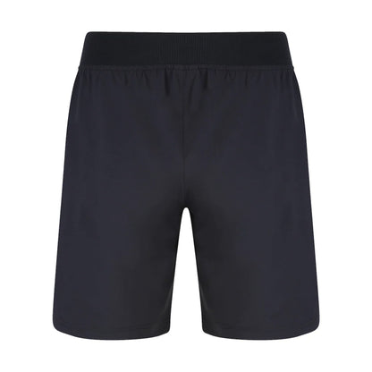 Black - Back - England Rugby Mens 22-23 Woven Umbro Shorts