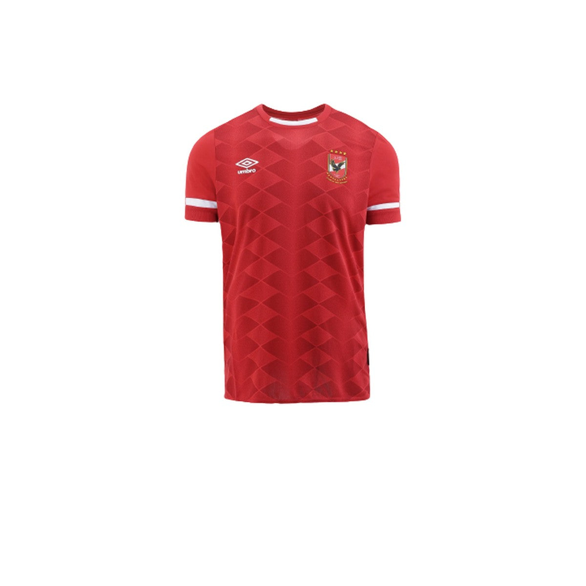 Red-White - Front - Al Ahly SC Mens Umbro Home Jersey