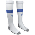 White-Blue - Side - AFC Bournemouth Childrens-Kids 22-23 Umbro Away Socks