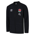 Black - Front - England Rugby Childrens-Kids 22-23 Anthem Umbro Jacket