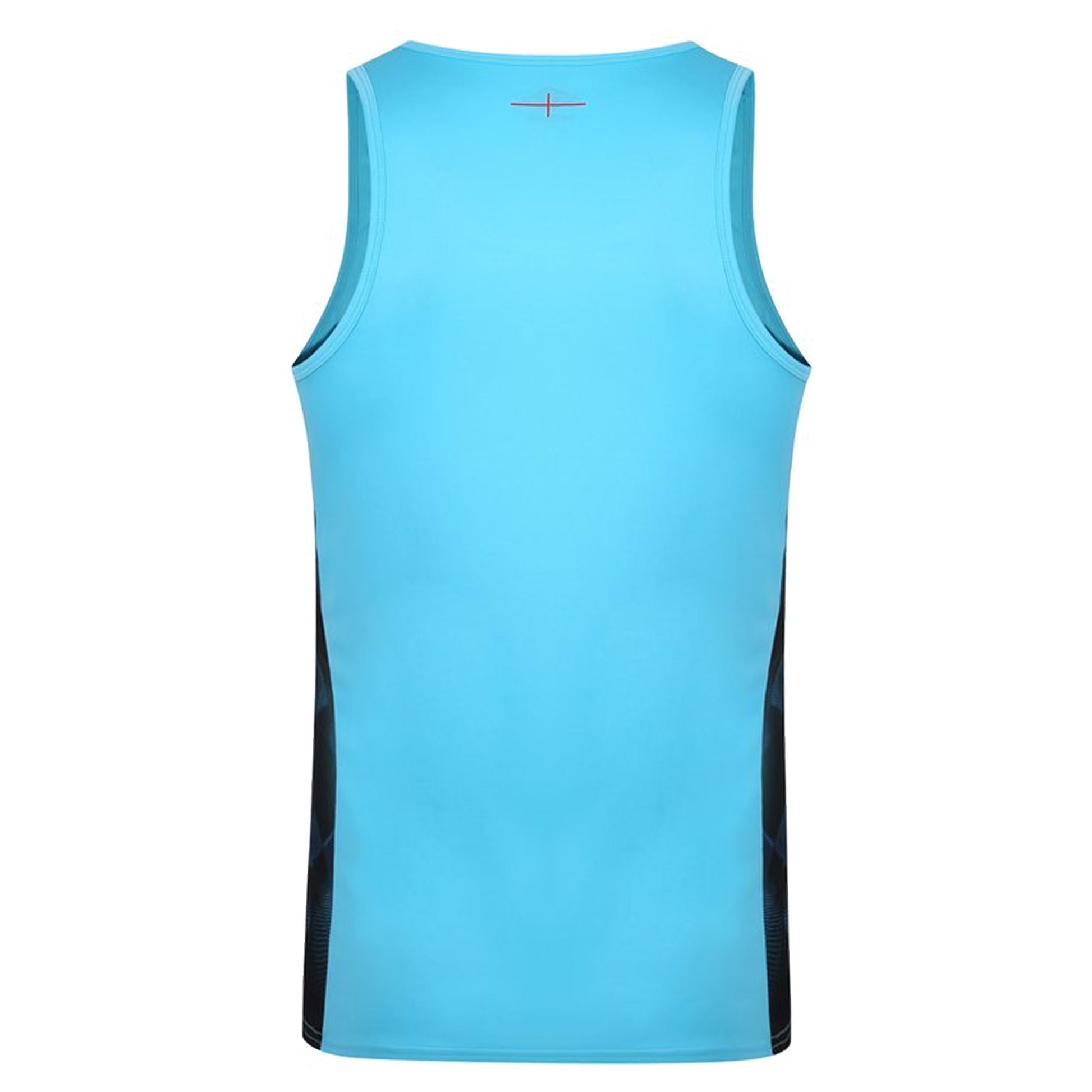 Bachelor Button-Ensign Blue-Black - Back - England Rugby Mens 22-23 Umbro Vest Top
