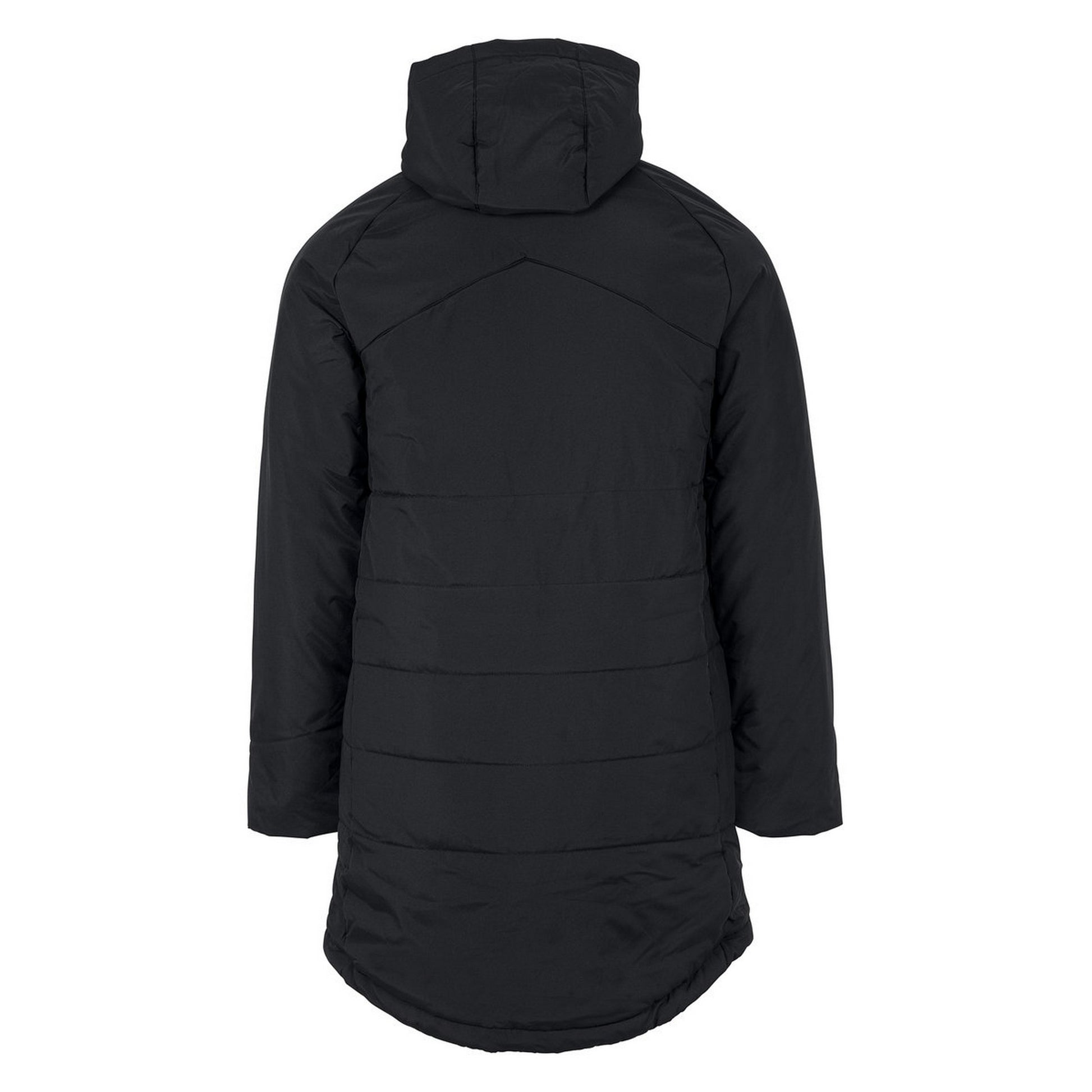Black-Carbon - Back - Heart Of Midlothian FC Mens 22-23 Umbro Padded Jacket