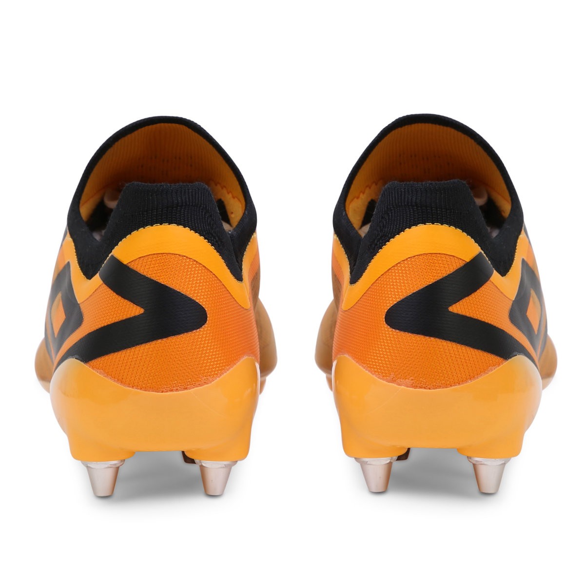 Saffron-Black - Back - Umbro Mens Velocita 6 Pro Football Boots