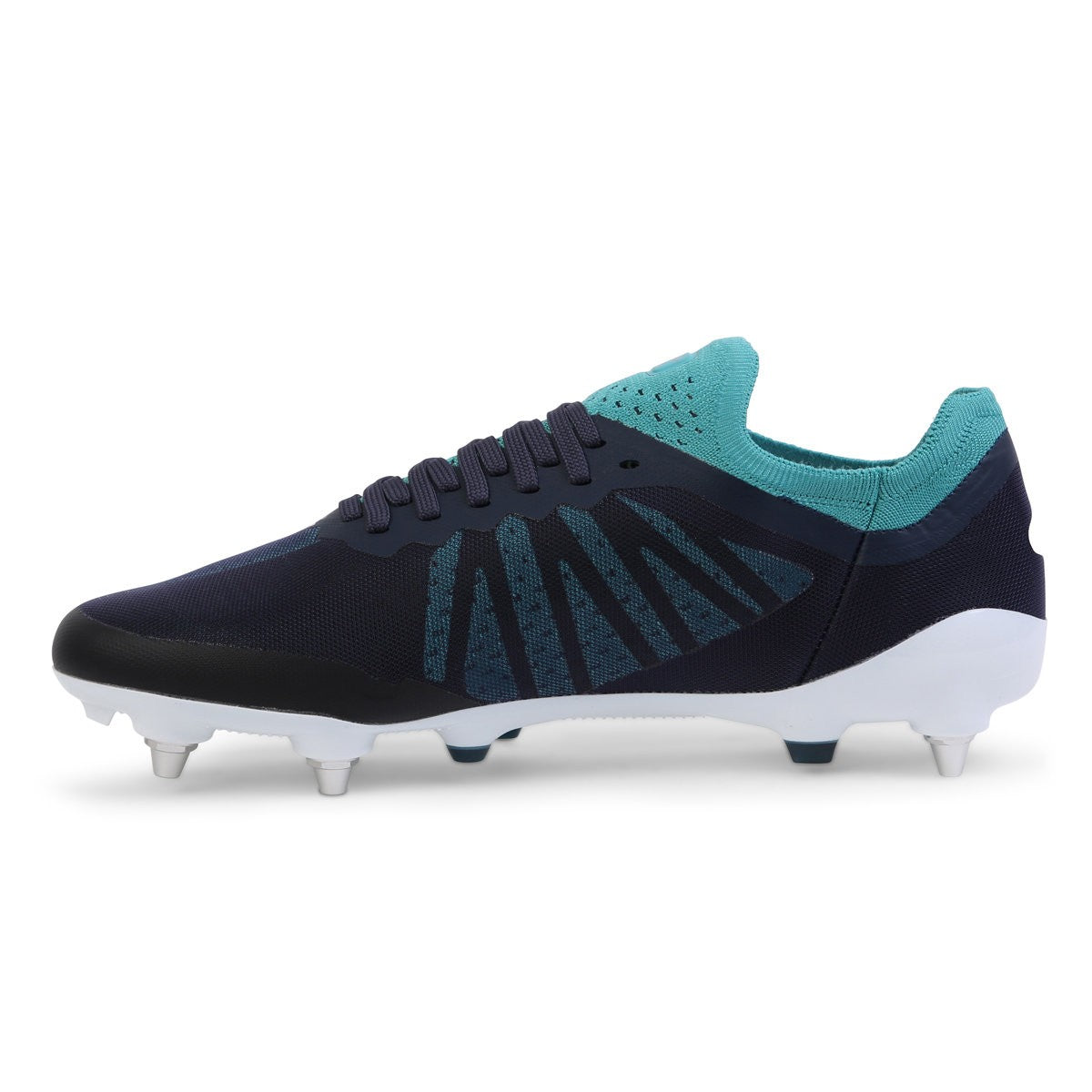 Navy Blazer-White-Latigo Bay - Pack Shot - Umbro Mens Velocita 6 Pro Football Boots
