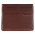 Brown - Side - Timberland Mens Leather Card Holder