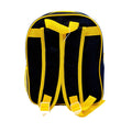 Black-Yellow - Back - Batman Childrens-Kids The Dark Knight Premium Backpack