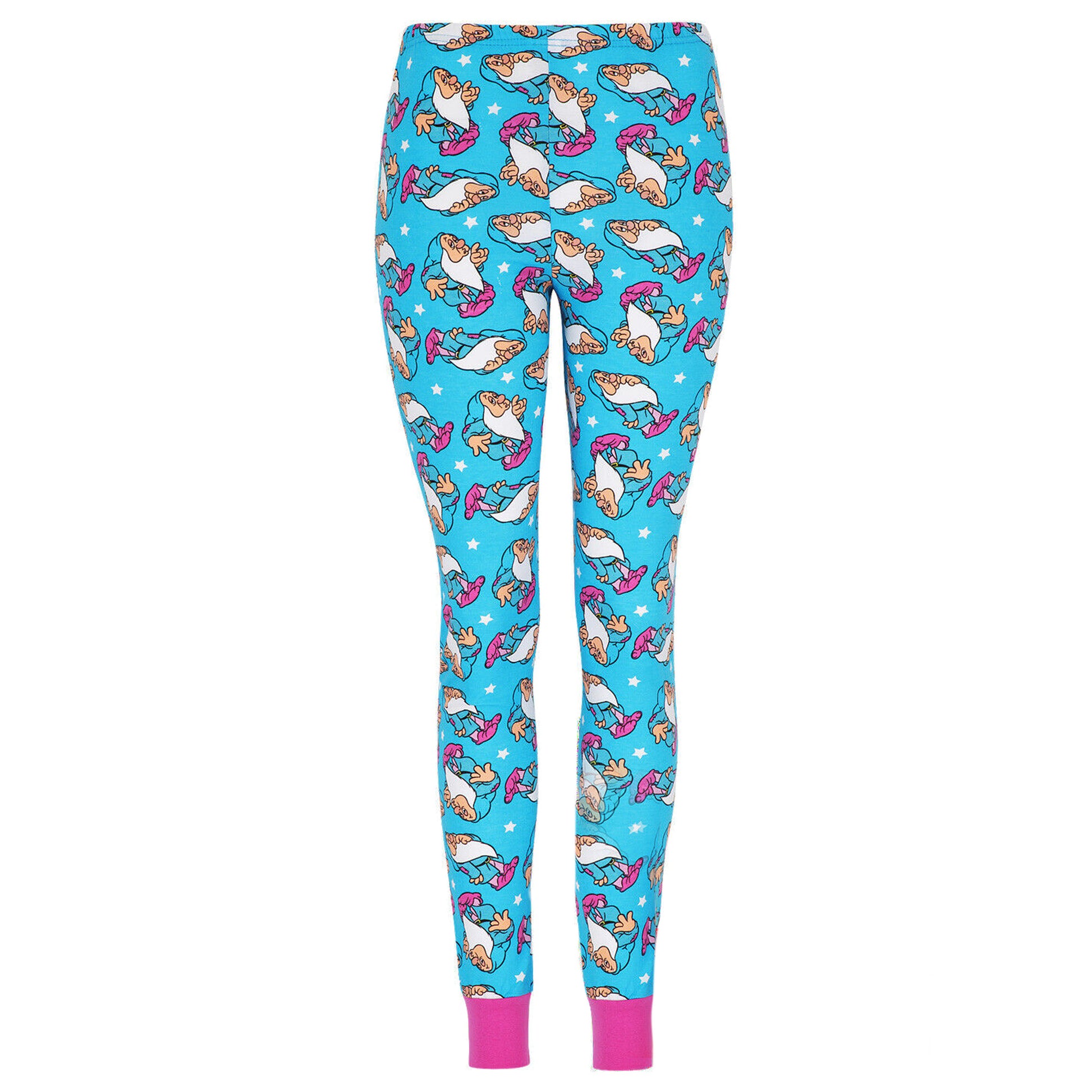 White-Blue - Lifestyle - Disney Womens-Ladies Snow White 100% Sleepy Pyjama Set