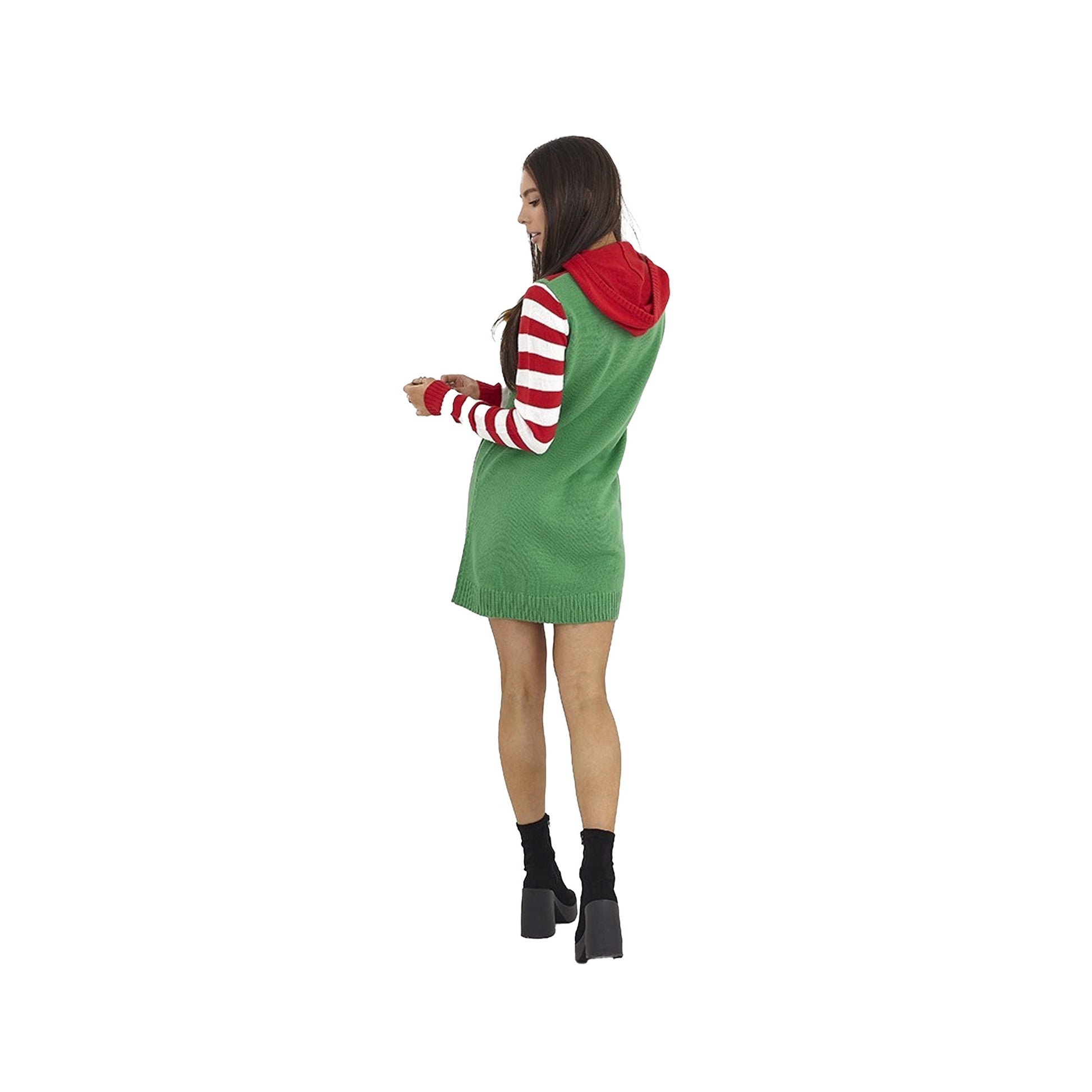 Brave Soul Womens/Ladies Christmas Elf Jumper Dress – Universal Textiles