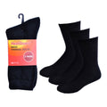 Black - Front - Heatguard Mens Thermal Socks (Pack Of 3)