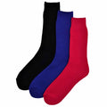Hot Pink-Blueberry-Black - Front - Heatguard Womens-Ladies Thermal Socks (Pack Of 3)