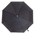 Black - Back - Drizzles Adults Unisex Foldaway Supermini Umbrella