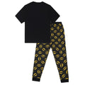 Black - Back - Batman Mens Pyjama Set