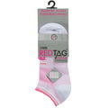 Pink-Purple-Mint - Back - Redtag Active Womens-Ladies Trainer Socks (3 Pairs)