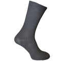 Khaki-Cream-Grey - Back - Aler Mens Big Foot Socks