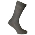 Khaki-Cream-Grey - Side - Aler Mens Big Foot Socks