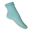 Sky Blue - Front - Simply Essentials Womens-Ladies Thermal Bed Socks