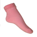 Pink - Front - Simply Essentials Womens-Ladies Thermal Bed Socks